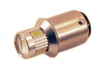LED лампа (2шт) P21W(BA15S-1156) 6SMD(5630) Lens Yellow в га - 1