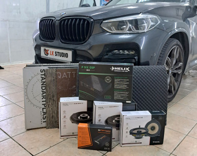 Апгрейд автозвука и шумоизоляция BMW X3 G01 